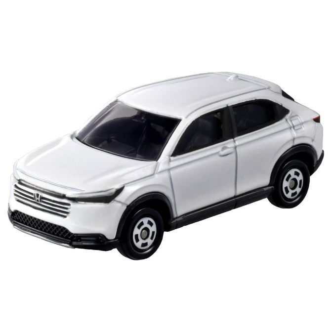 White toy Honda HR-V with black wheels and grille.